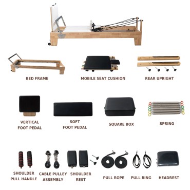 Oak Pilates Reformer